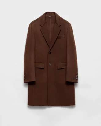 Single-Breasted Cashmere Coat