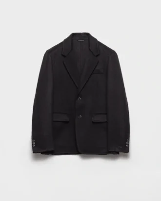 Single-Breasted Cashmere Jacket