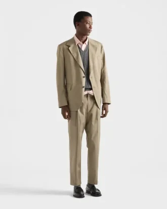 Single-Breasted Cotton Jacket