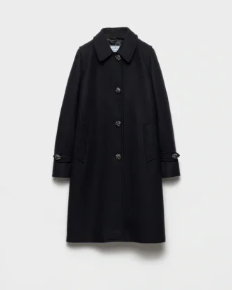 Single-Breasted Double Loden Coat