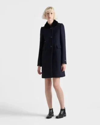 Single-Breasted Natta Fabric Coat