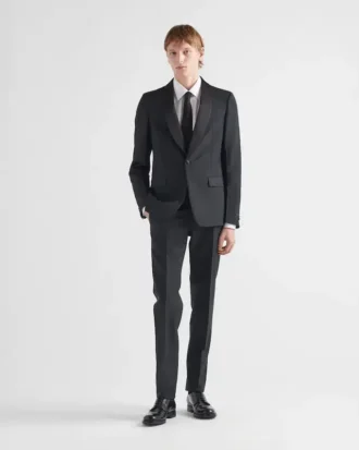 Single-Breasted Wool and Mohair Tuxedo