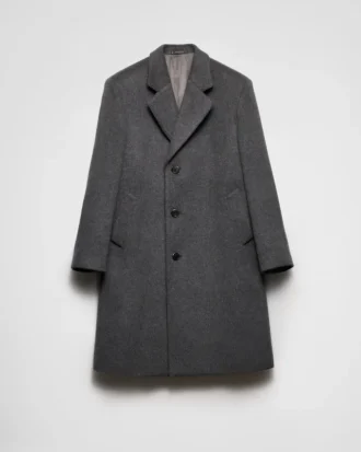 Single-Breasted Wool Coat