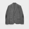 Single-Breasted Wool Jacket