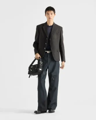 Single-Breasted Wool Jacket