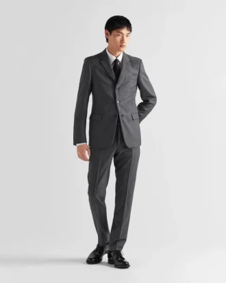 Single-Breasted Wool Suit