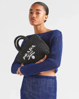 Small Crochet Tote Bag