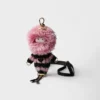 Soft Robot Knit Keychain Charm