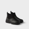 Stamped Leather Chelsea Boots