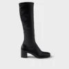 Stretch Nappa Leather Boots