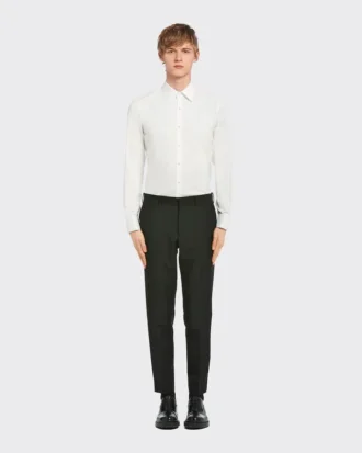 Stretch Poplin Tuxedo Shirt