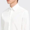 Stretch Poplin Tuxedo Shirt