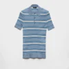 Striped Cotton Polo Shirt