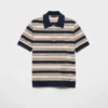 Striped Cotton Polo Shirt