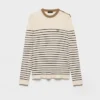 Striped Linen and Cotton Sweater