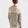 Striped Linen and Cotton Sweater