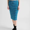 Striped Piqua Skirt
