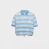 Striped Print Piqua Polo Shirt