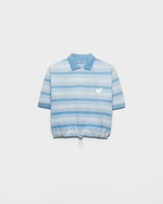 Striped Print Piqua Polo Shirt