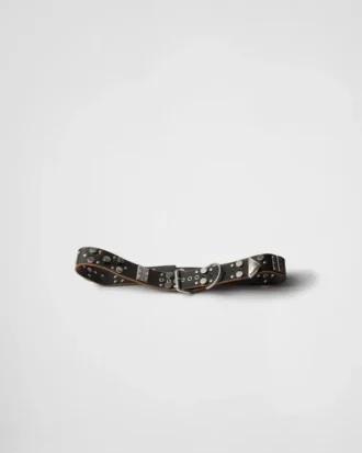Studded Leather Belt
