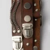 Studded Leather Belt