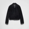 Suede Blouson Jacket