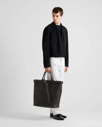 Suede Blouson Jacket