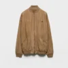 Suede Bomber Jacket