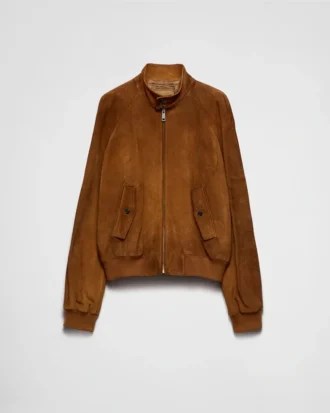 Suede Bomber Jacket