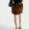 Suede Miniskirt