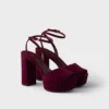 Suede Platform Sandals