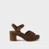 Suede Platform Sandals