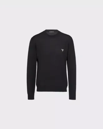 Superfine Wool Crew-Neck Sweater