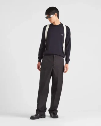 Superfine Wool Crew-Neck Sweater