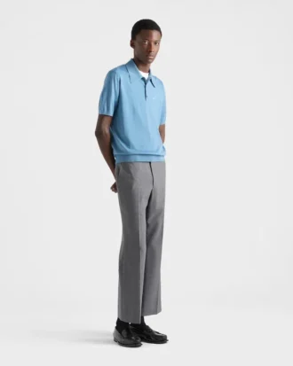 Superfine Wool Polo Shirt