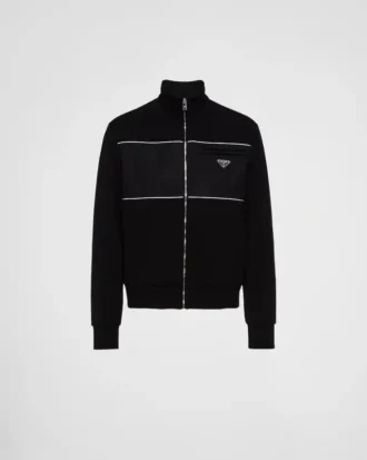 Sweatshirt with Re-Nylon Details