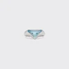 Swiss Blue Topaz Logo Ring