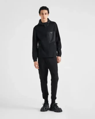 Technical Cotton and Re-Nylon Pants