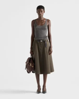 Technical Fabric Circle Skirt