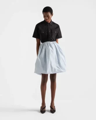 Technical Taffeta Skirt