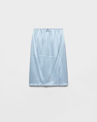 Vintage-Look Satin Underskirt