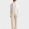 Wide-Leg Cotton Pants