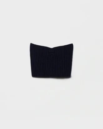 Wool and Cashmere Bandeau Top with Pendant