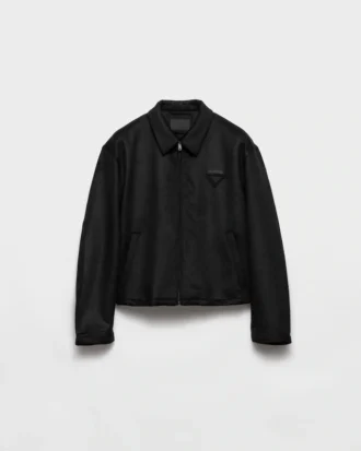 Wool and Cashmere Blouson Jacket