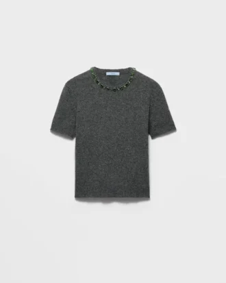 Wool and Cashmere Crew-Neck Sweater