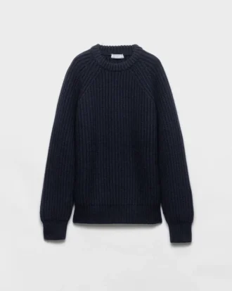 Wool and Cashmere Crew-Neck Sweater