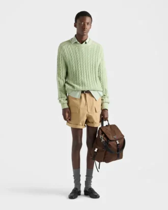 Wool and Cashmere Crew-Neck Sweater