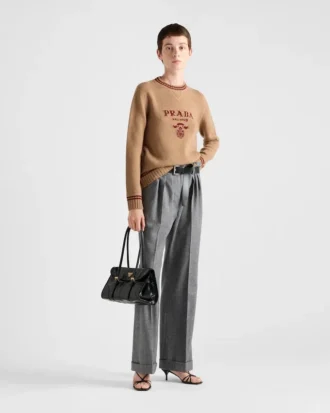 Wool and Cashmere Crew-Neck Sweater