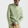 Wool and Cashmere Crew-Neck Sweater