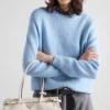 Wool and Cashmere Crew-Neck Sweater